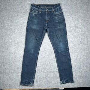 Levi's 514 Denim Jeans Mens 30x32 Blue Straight Leg Stretch Casual Workwear